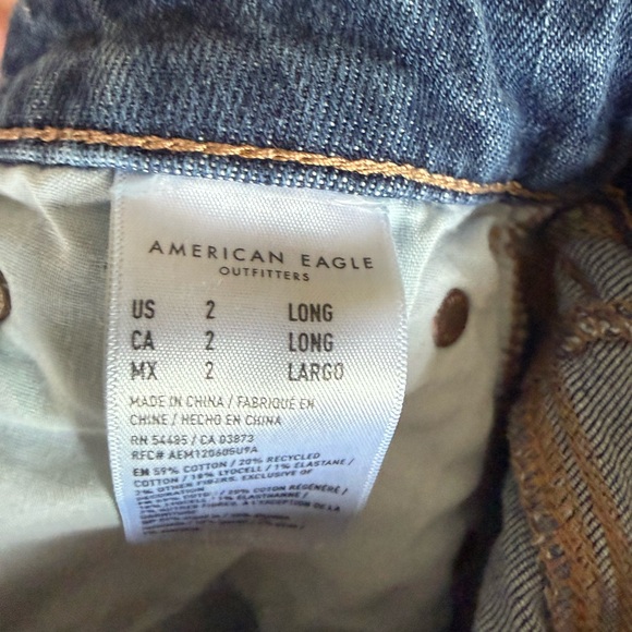 American Eagle Outfitters Low Rise Baggy Wide Leg Jeans - Picture 5 of 5